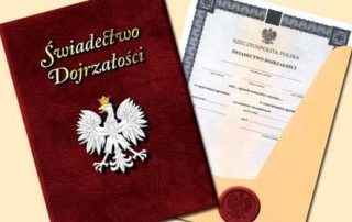 Świadectwo maturalne