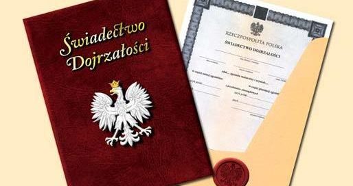 Świadectwo maturalne
