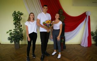 Na zdjęciu: Zuzanna Sikora, Filip Przepiórka, Aleksandra Glina