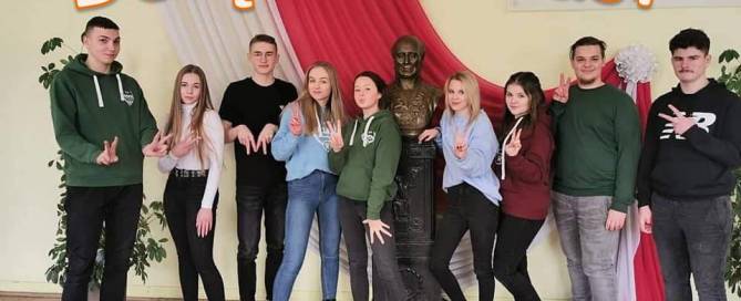 Na zdjęciu członkowie Samorządu Szkolnego