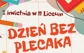 Plakat - dzień bez plecaka