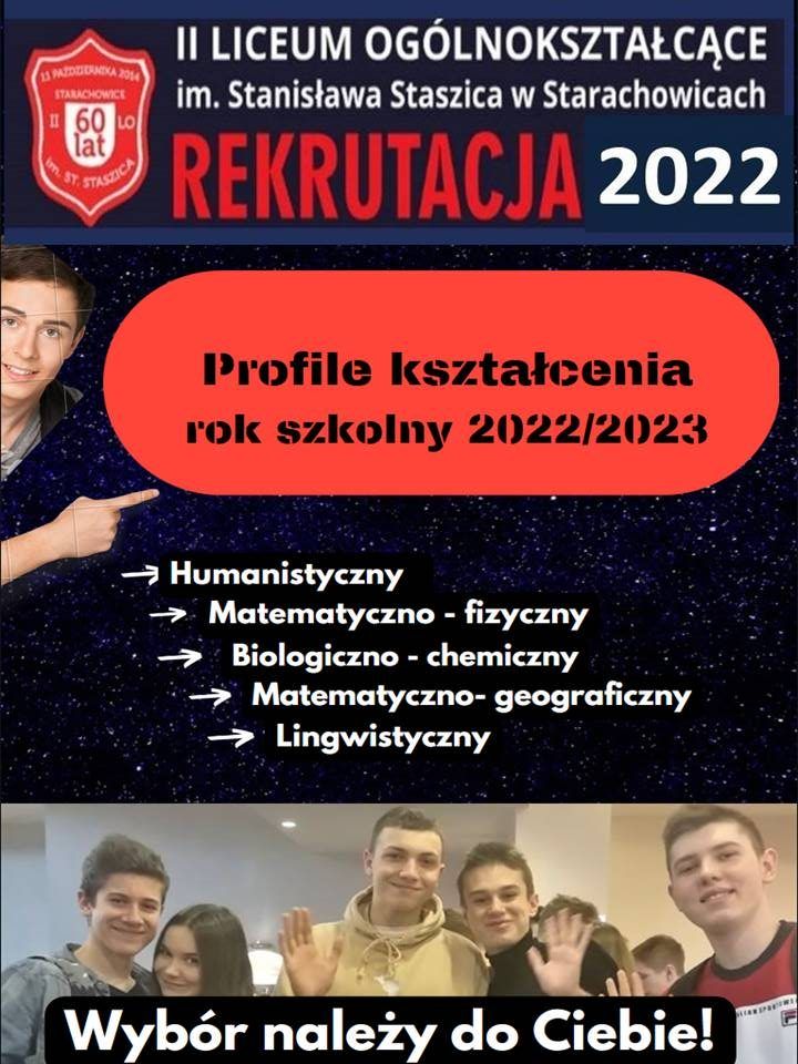 Rekrutacja 2022 - plakat profile