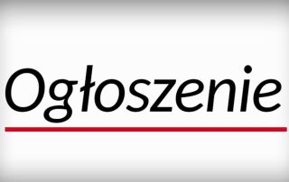 Plakat - ogłoszenie