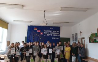 Uczestnicy XVII edycja Powiatowego Konkursu Języka Niemieckiego „W świat z niemieckim”